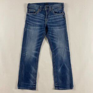 Silver Jeans Zac Men's 31 x 32 Measures 33 x 31 Blue Stretch